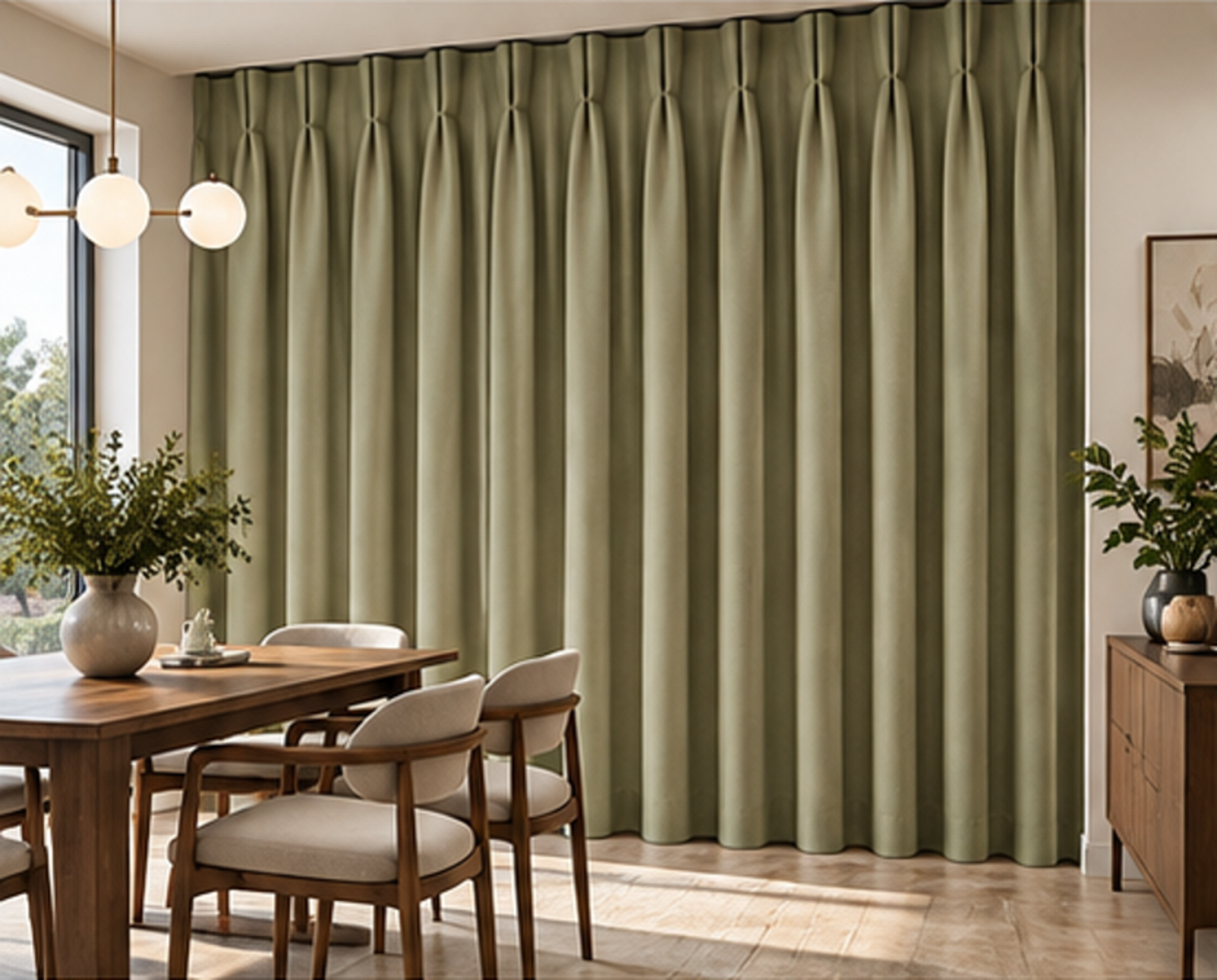 Double Pleat Curtains