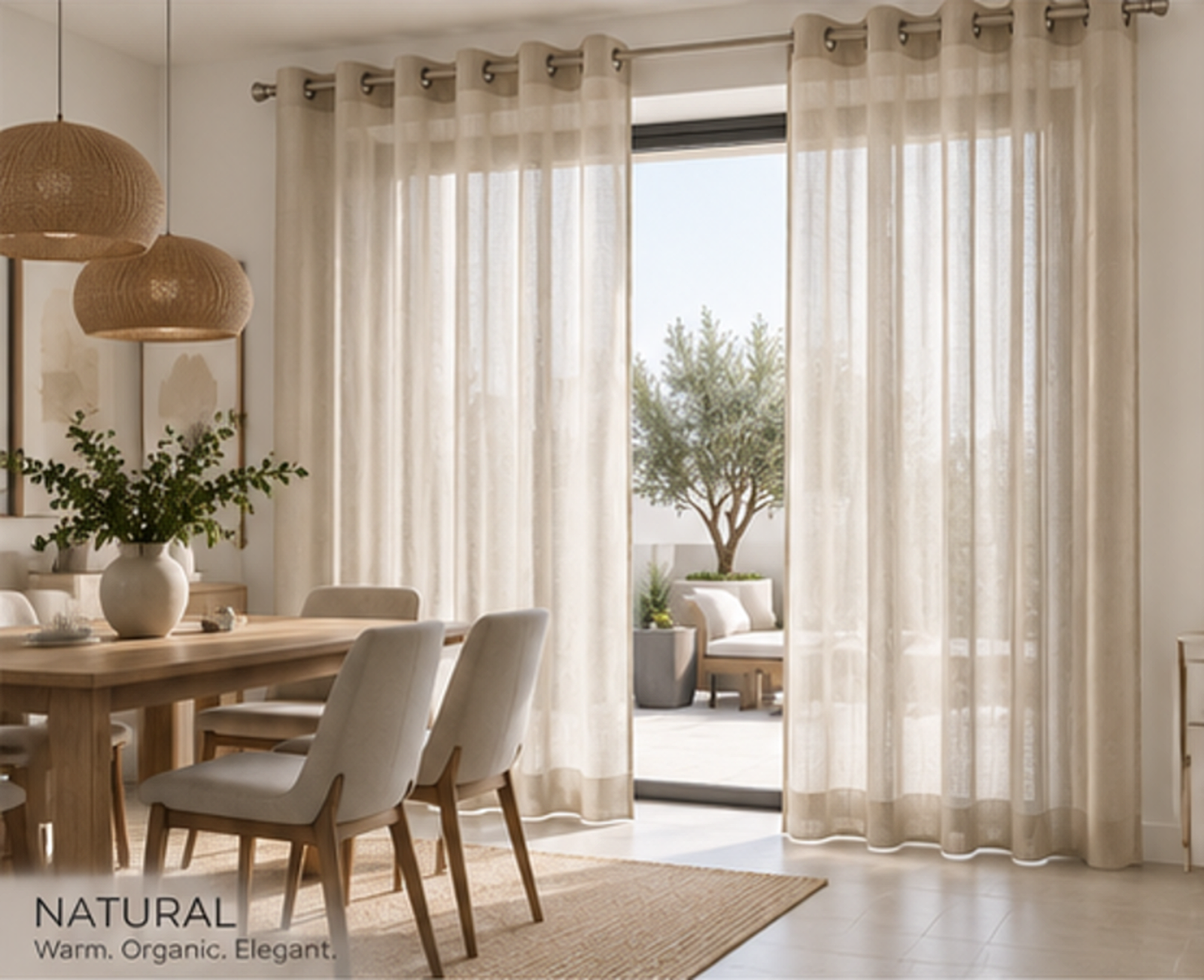 Sheer Eyelet Curtains